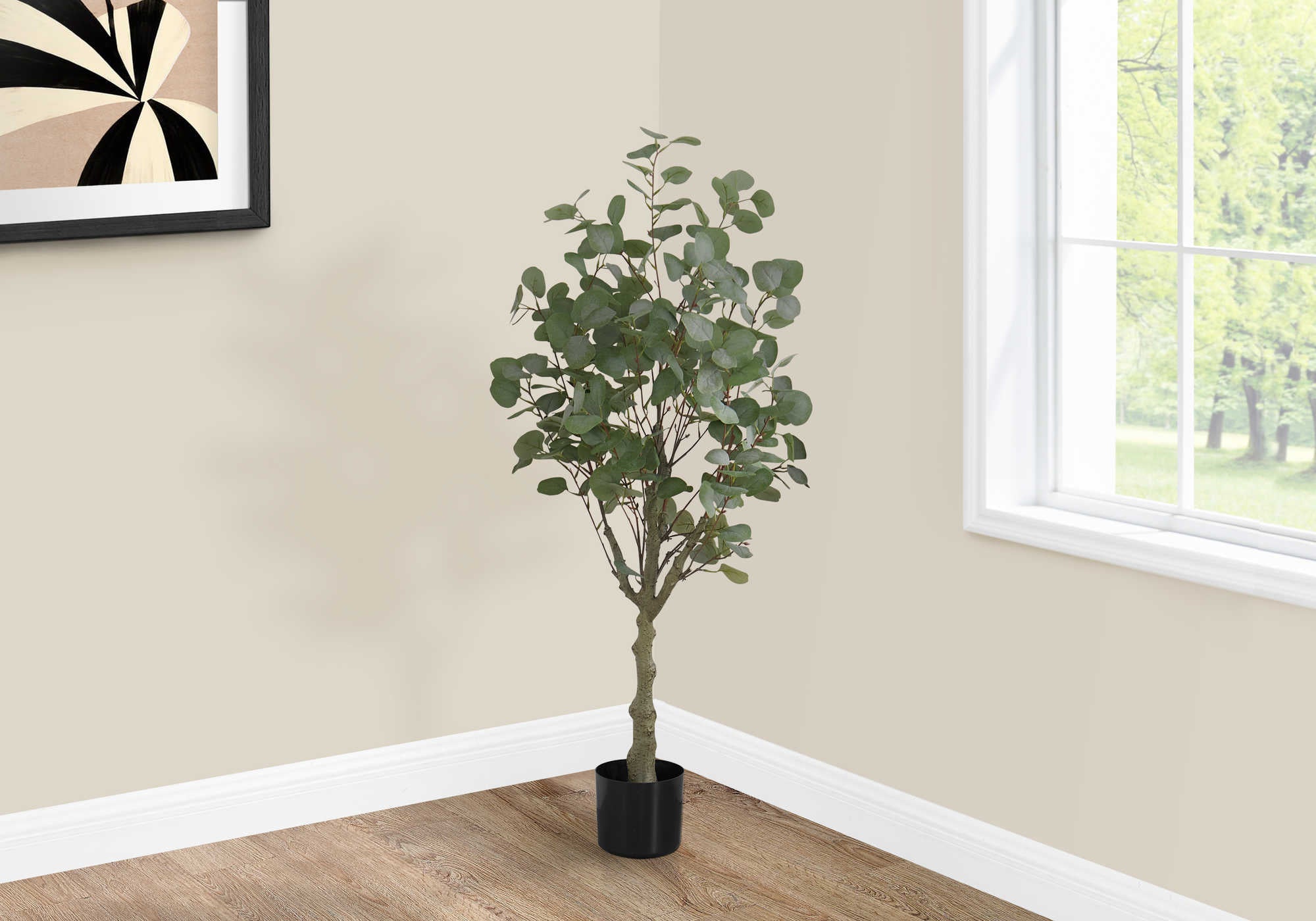 PLANTE ARTIFICIELLE - 46"H / POT INTÉRIEUR EUCALYPTUS 5"