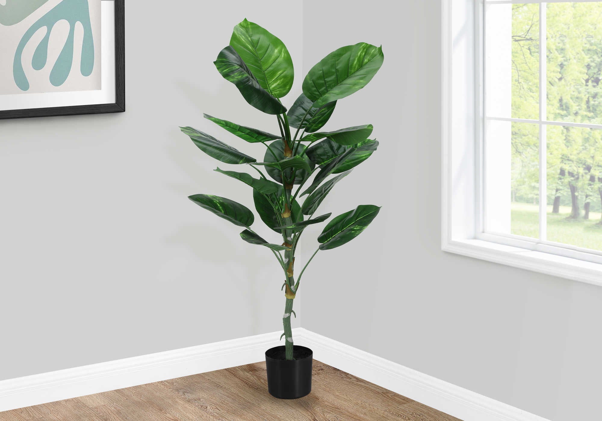 PLANTE ARTIFICIELLE - 54"H/DIEFFENBACHIA INTERIEUR/POT 6"