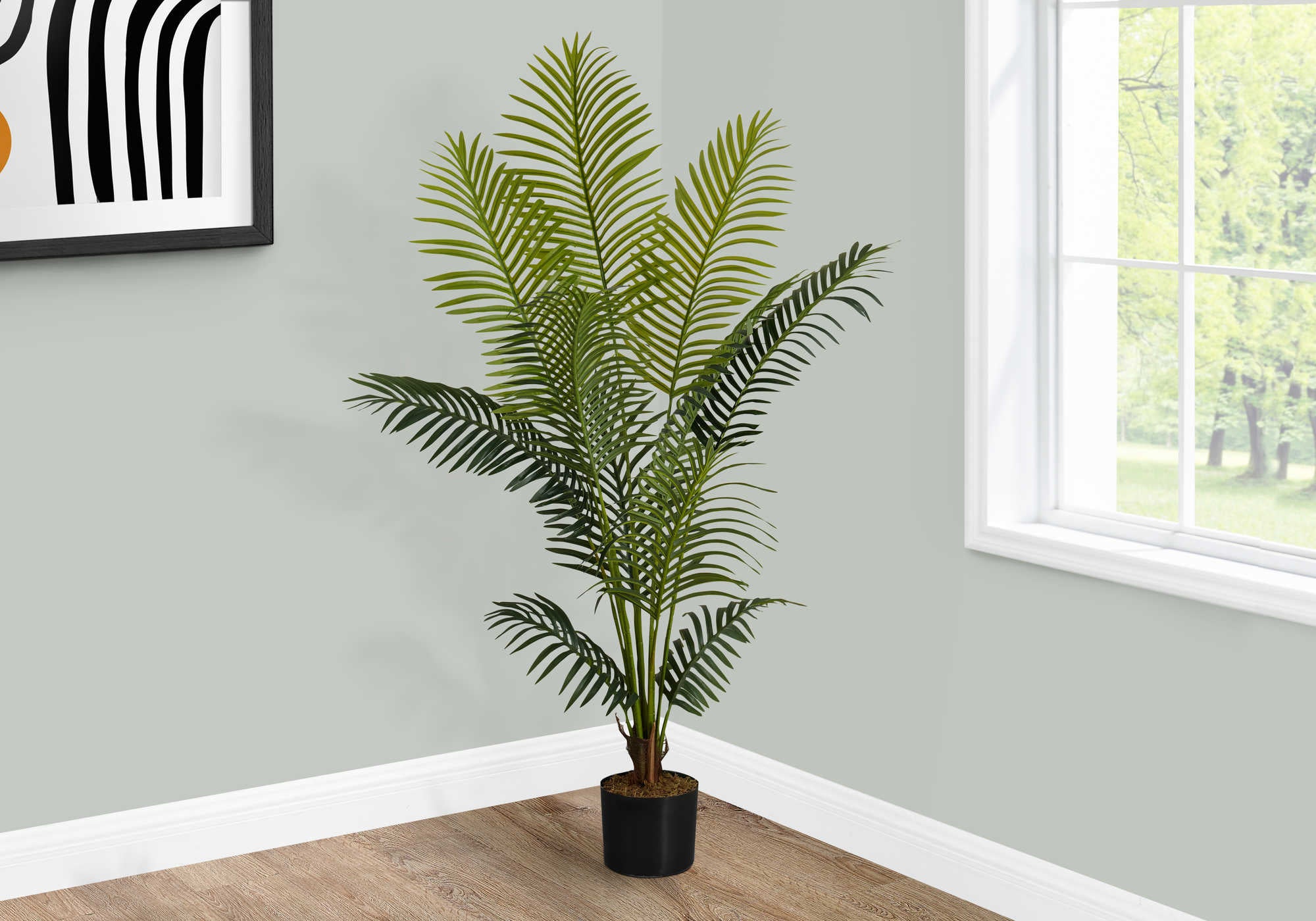 PLANTE ARTIFICIELLE - 57"H / PALMIER INTÉRIEUR POT 5"