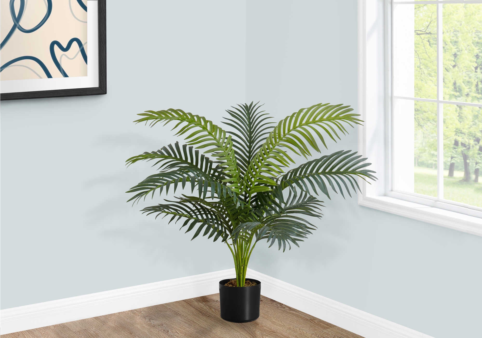PLANTE ARTIFICIELLE - 34"H / POT INTÉRIEUR PALMIER 5"