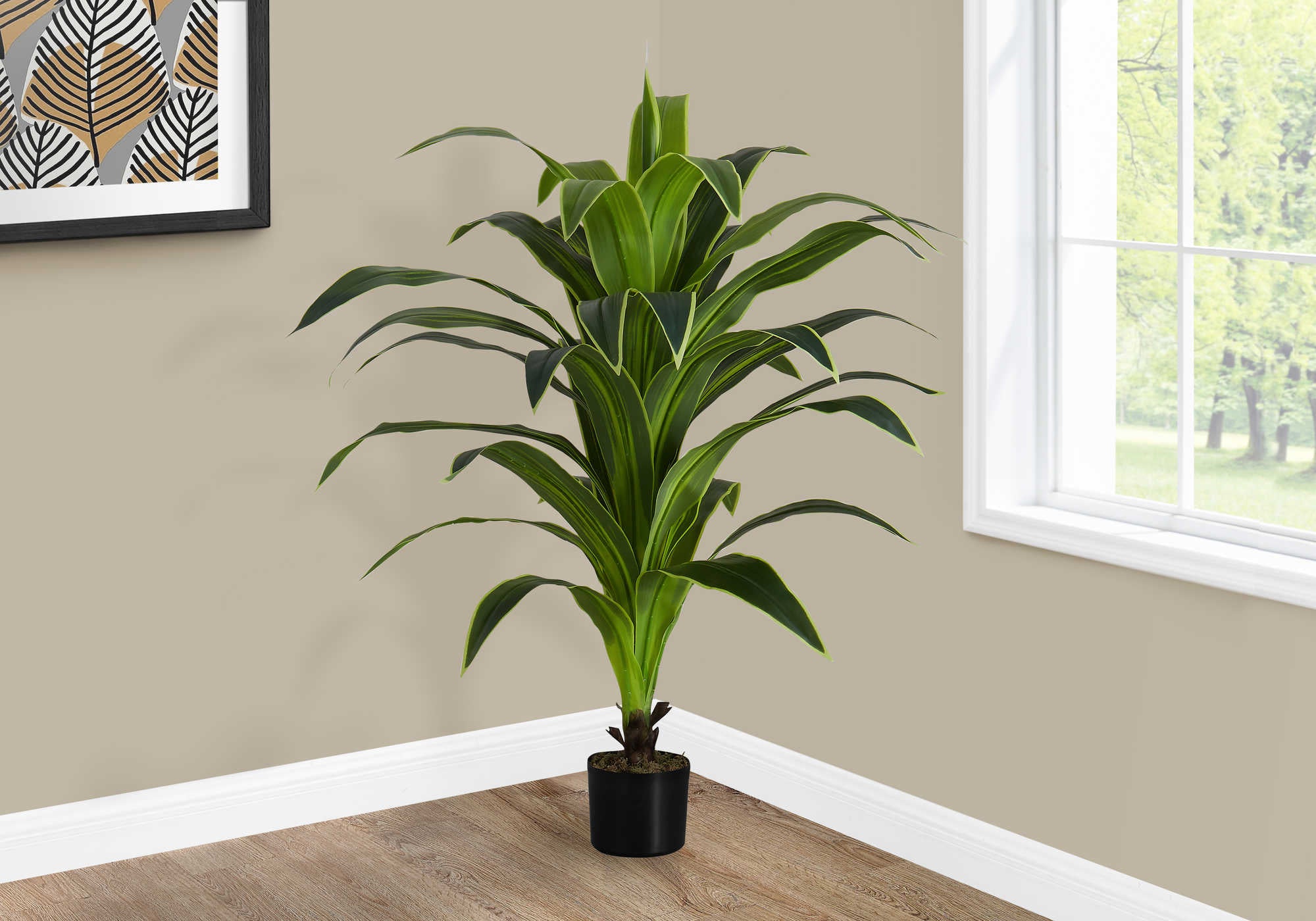 PLANTE ARTIFICIELLE - 47"H / DRAC&amp;Aelig;NA INTERIEUR POT 5"