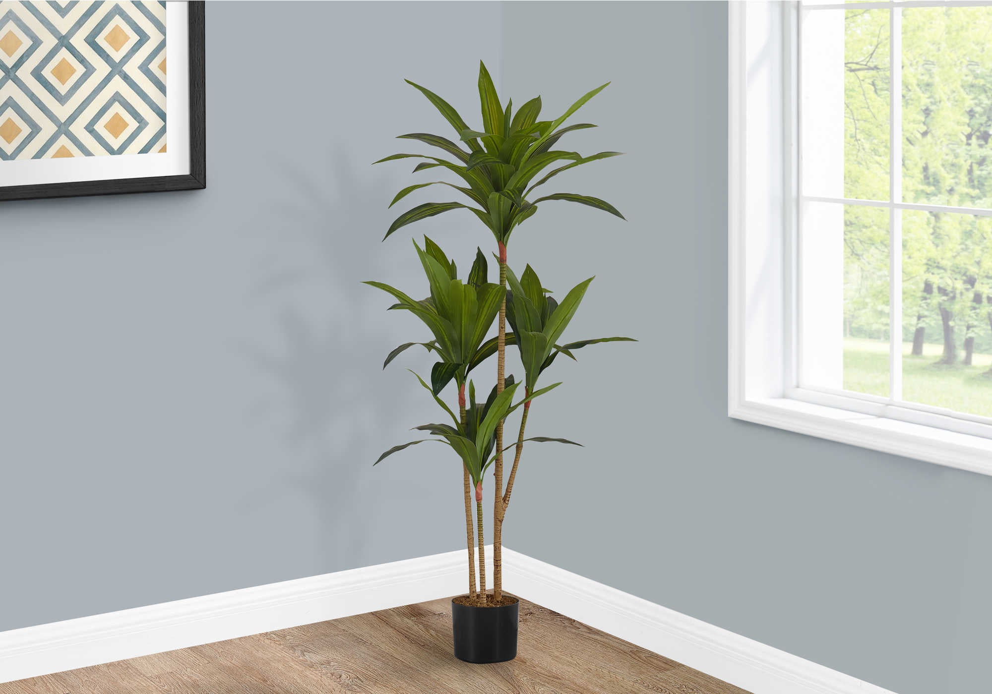 PLANTE ARTIFICIELLE - 51"H / DRAC&amp;Aelig;NA INTERIEUR POT 5"