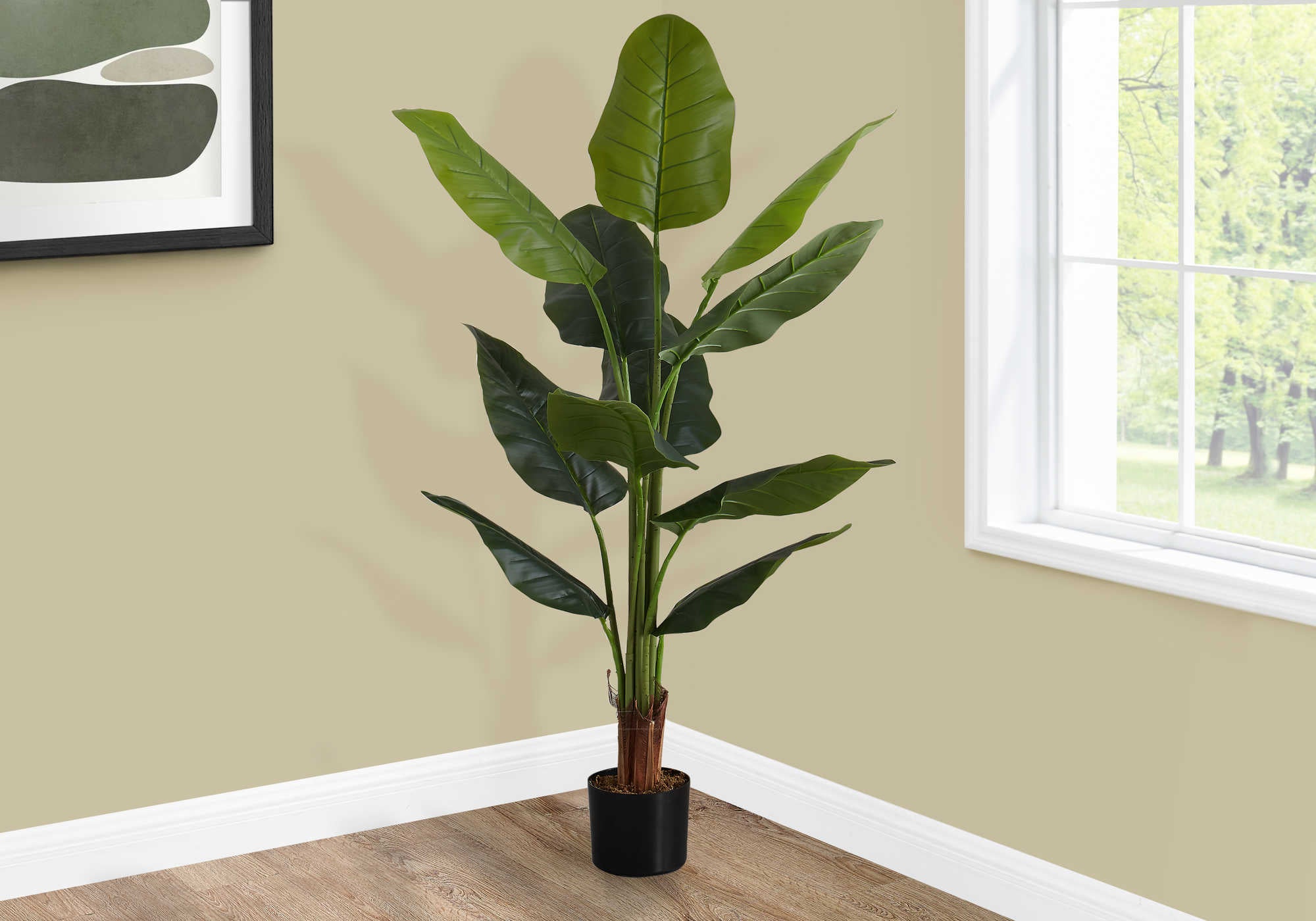 PLANTE ARTIFICIELLE - 59"H / POT INTÉRIEUR STRELITZIA 5"