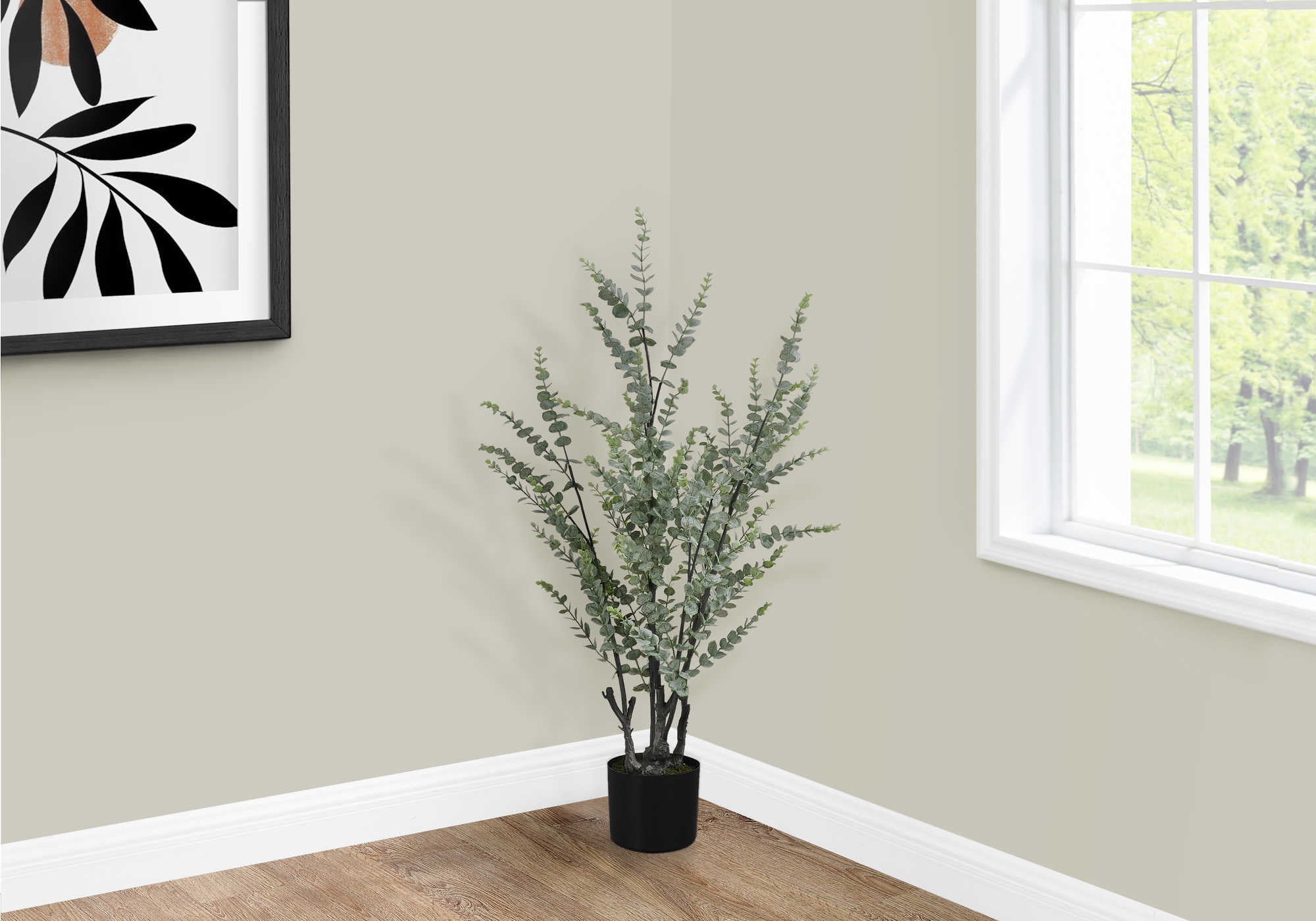 PLANTE ARTIFICIELLE - 44"H / POT INTÉRIEUR EUCALYPTUS 5"