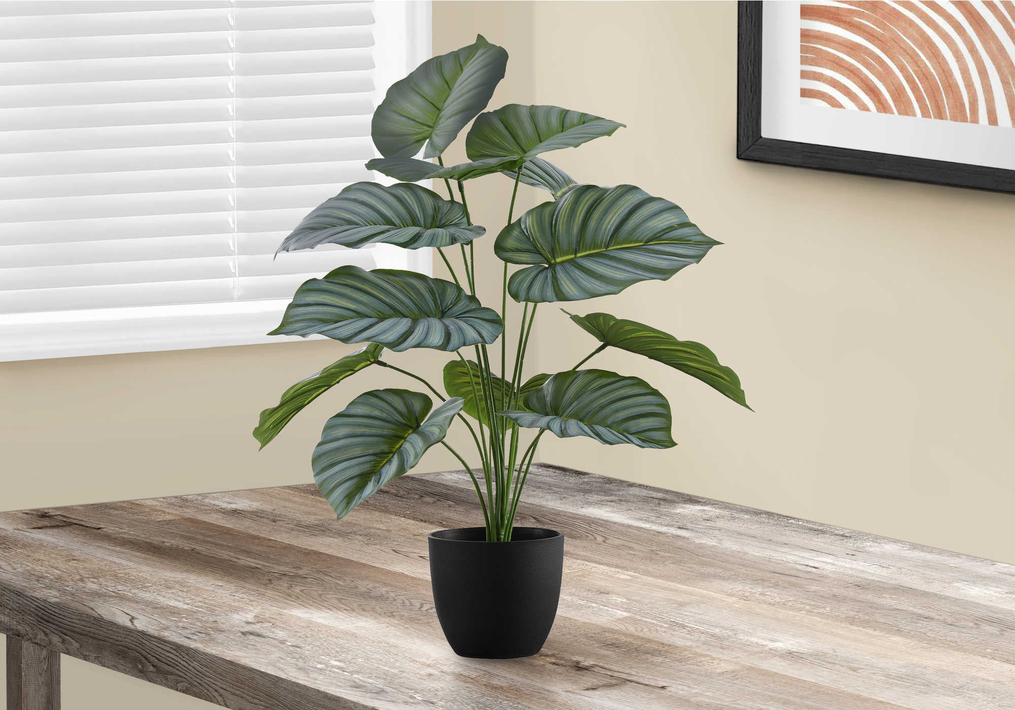PLANTE ARTIFICIELLE - 24"H / POT INTÉRIEUR CALATHEA 5"