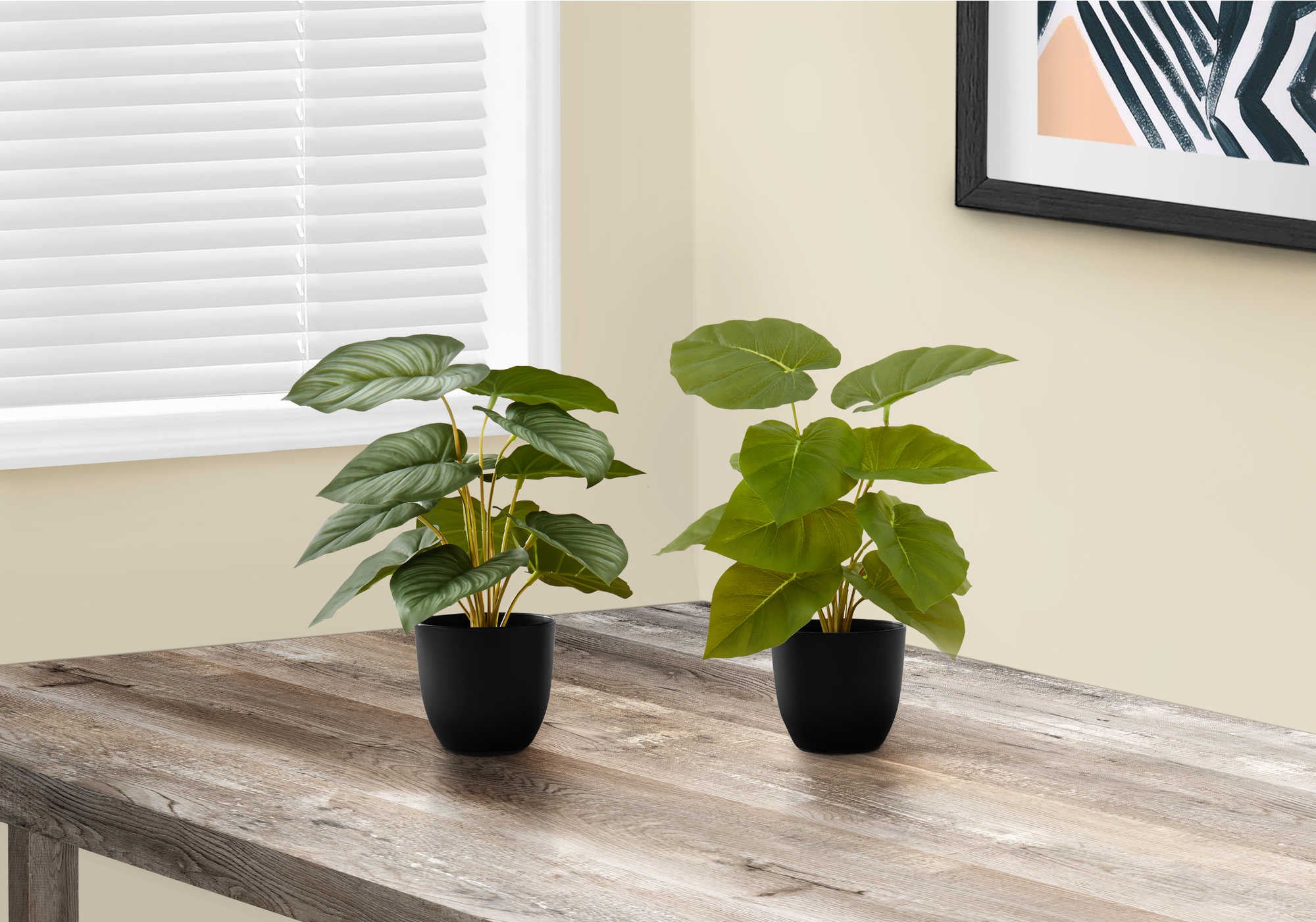 PLANTE ARTIFICIELLE - 2PCS / 13"H EPIPREMNUM / POT 4"