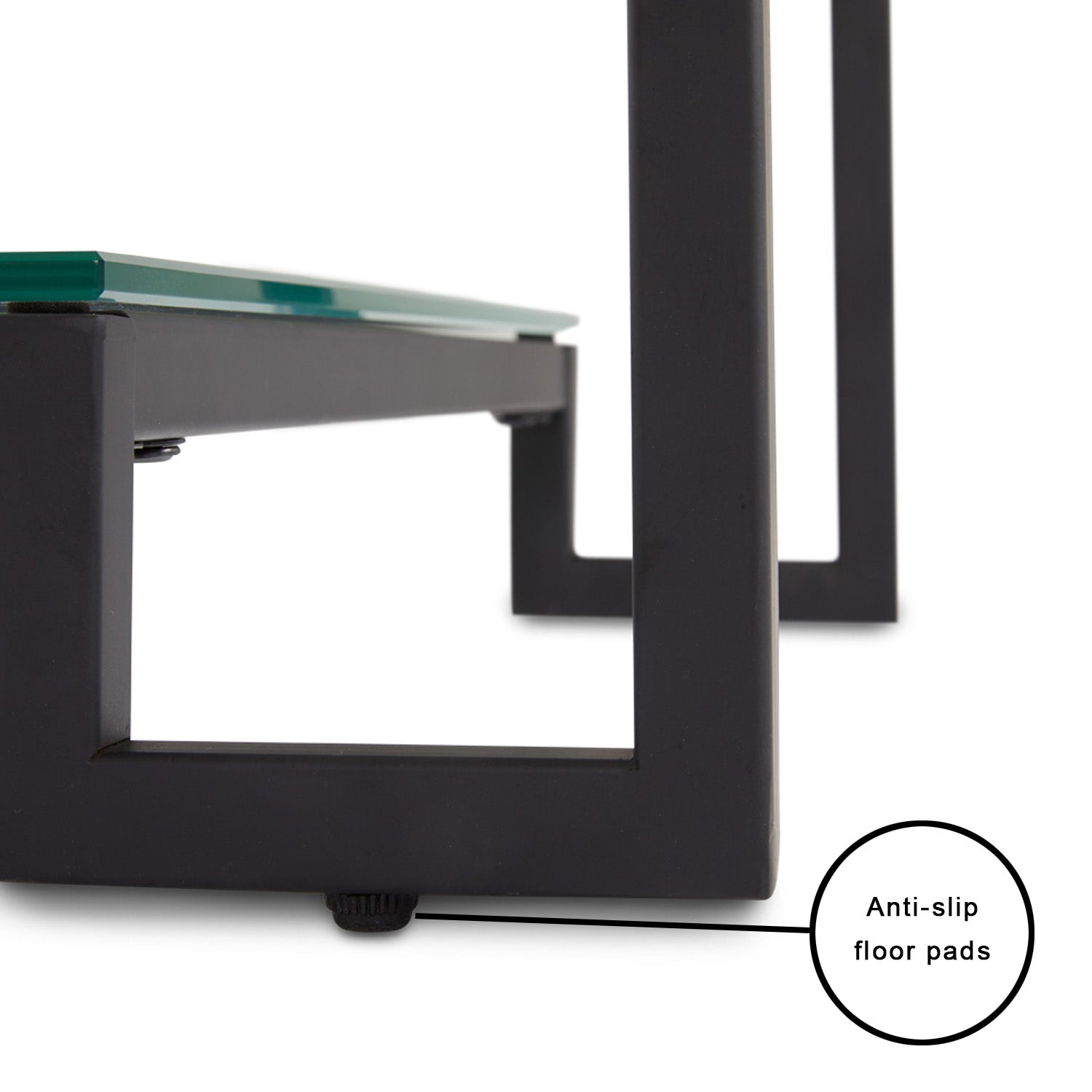 Table de bout noire Krista