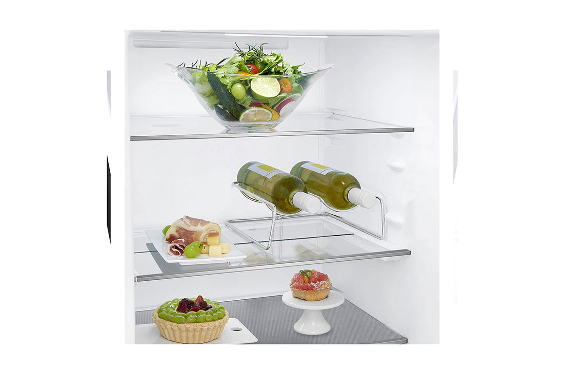 Réfrigérateur de 24 po à profondeur de comptoir d'une capacité de 12 pi³ avec congélateur en bas, Refroidissement+ de la porte et support à vin, 12 pi³ ( Meuble Mtl )