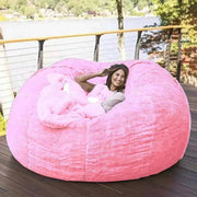 Lazy Sofa Bean Bag Chair Foam Cover