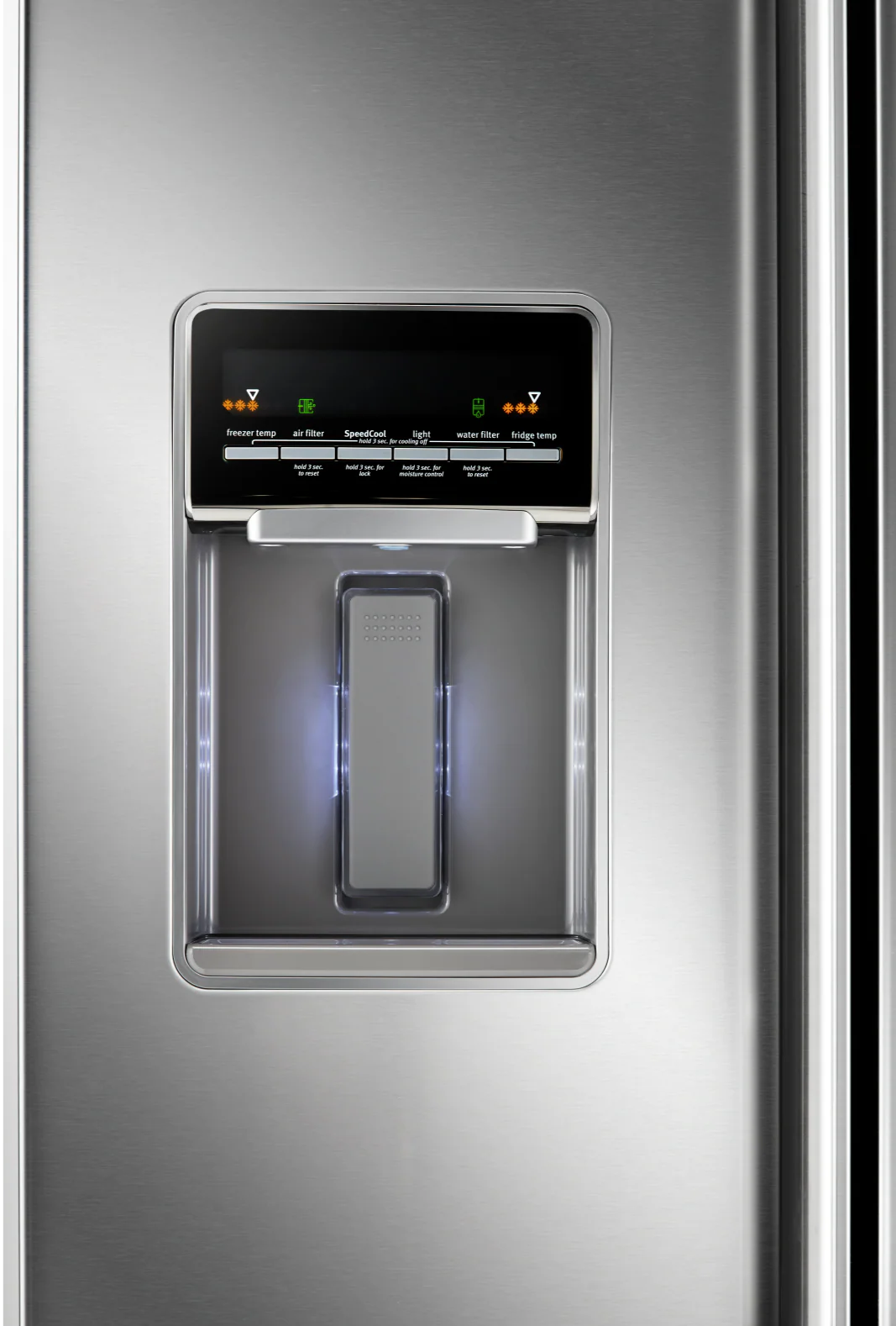 Réfrigérateur Maytag 30" 20 pi³ Portes Françaises Inox sans Traces Eau/Glace MFW2055FRZ