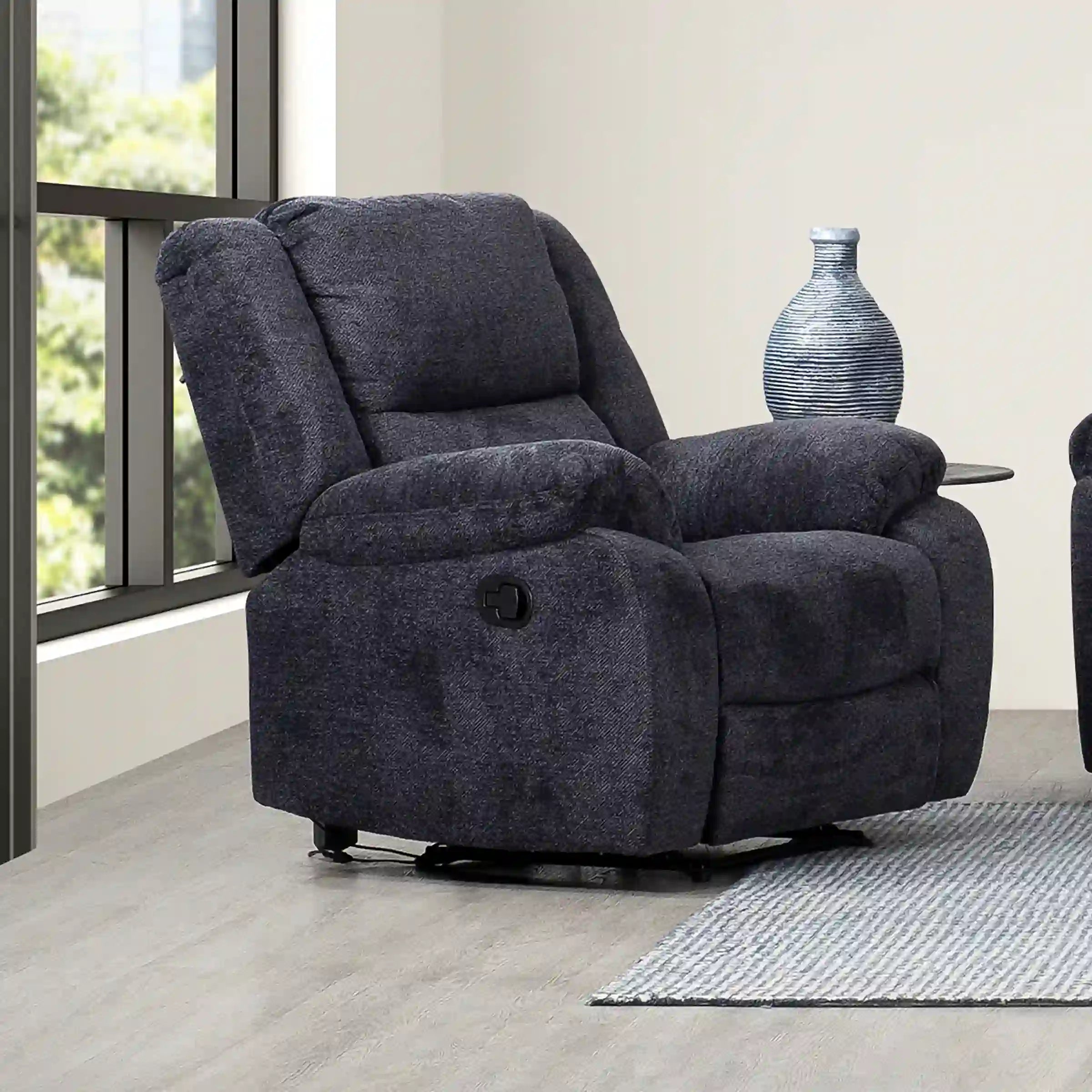 Fauteuil Matthew Core Midnight | Berceuse et Détente Manuelle