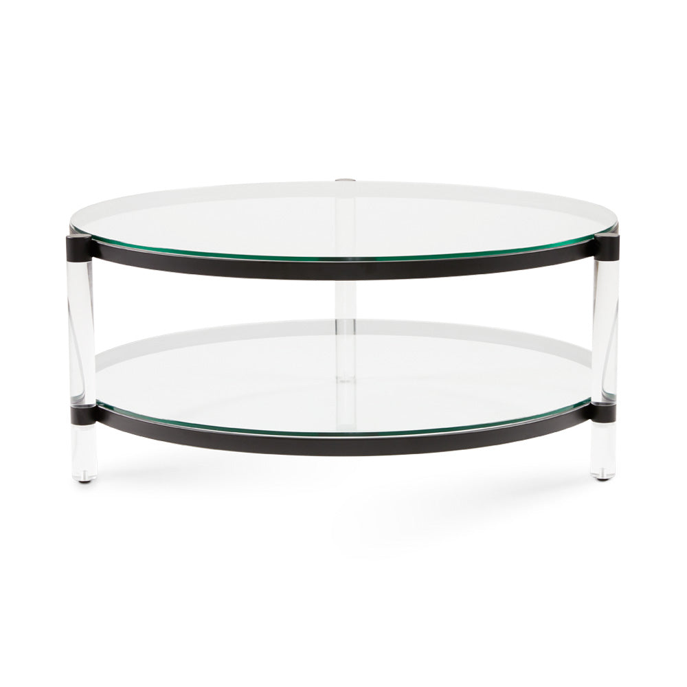 Table basse ronde noire Paloma - Style et Élégance pour votre Salon
