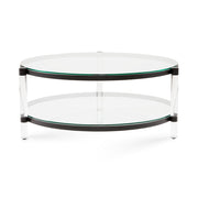 Table basse ronde noire Paloma - Style et Élégance pour votre Salon