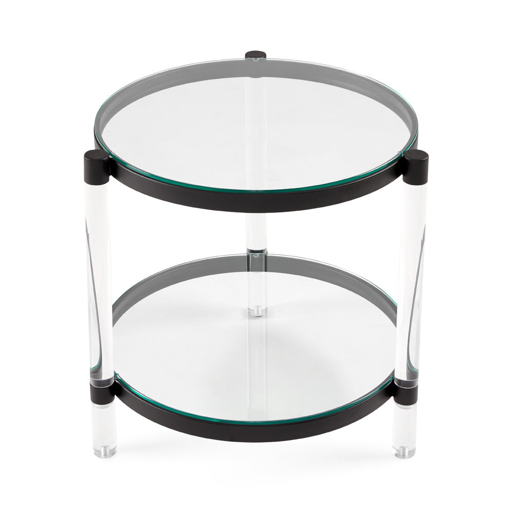 Table de bout noire Paloma