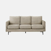 Monarch Specialties Canapé 3 Places en Tissu Beige 76"