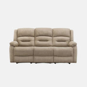 Divan Motorisé 3 Places Beige Inclinable avec Prises USB