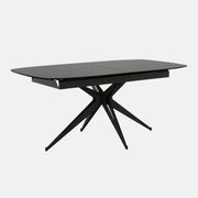 Primo Table Salle à Manger Extensible Verre (71-94") Gris