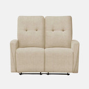 Divan Inclinable Électrique 2 Places Beige avec Port USB