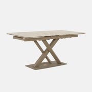 Primo Table de Cuisine avec Rallonges Intégrées (63" à 95") - Fini Travertin Khaki
