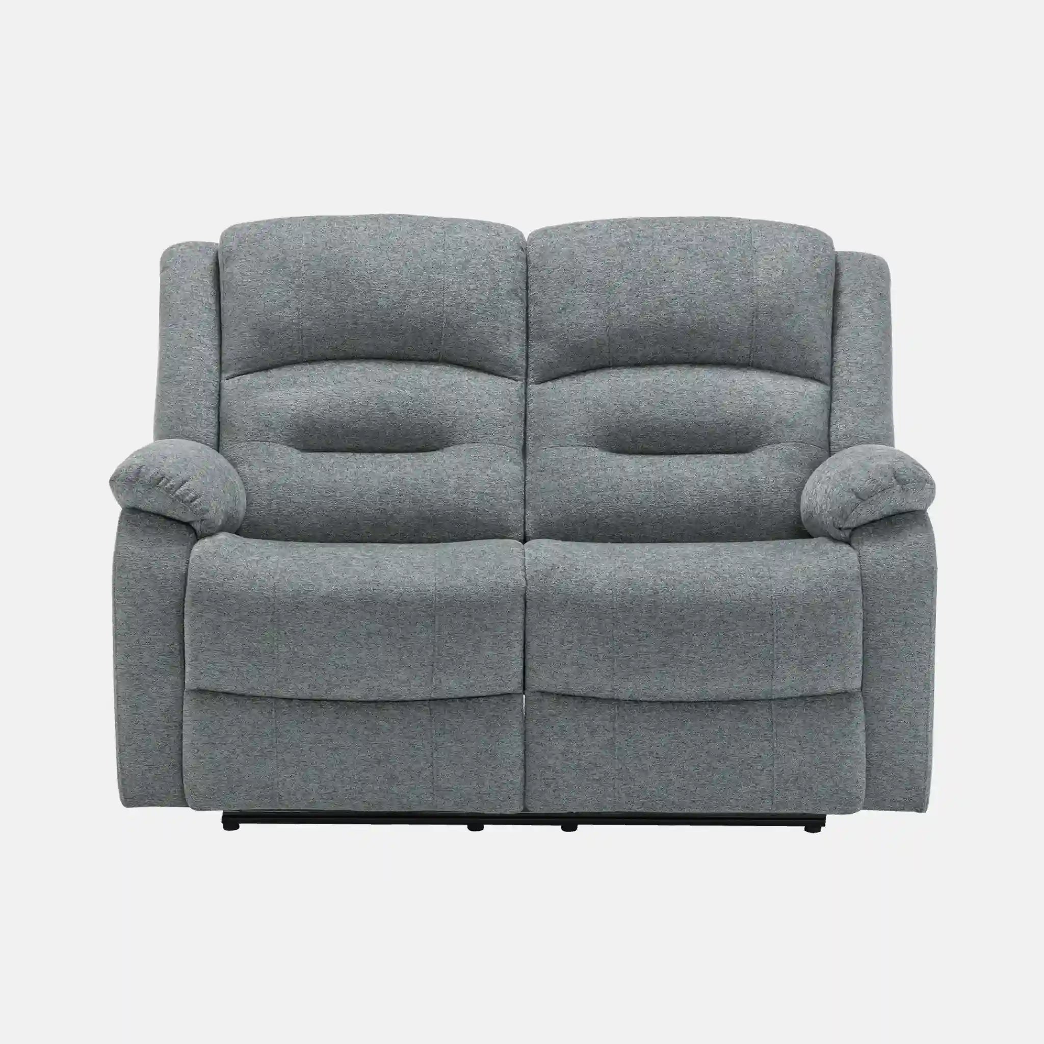 Causeuse Motorisée Bleu Clair Inclinable avec Rangement USB