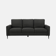 Canapé 3 Places Noir 75" Tissu Confortable