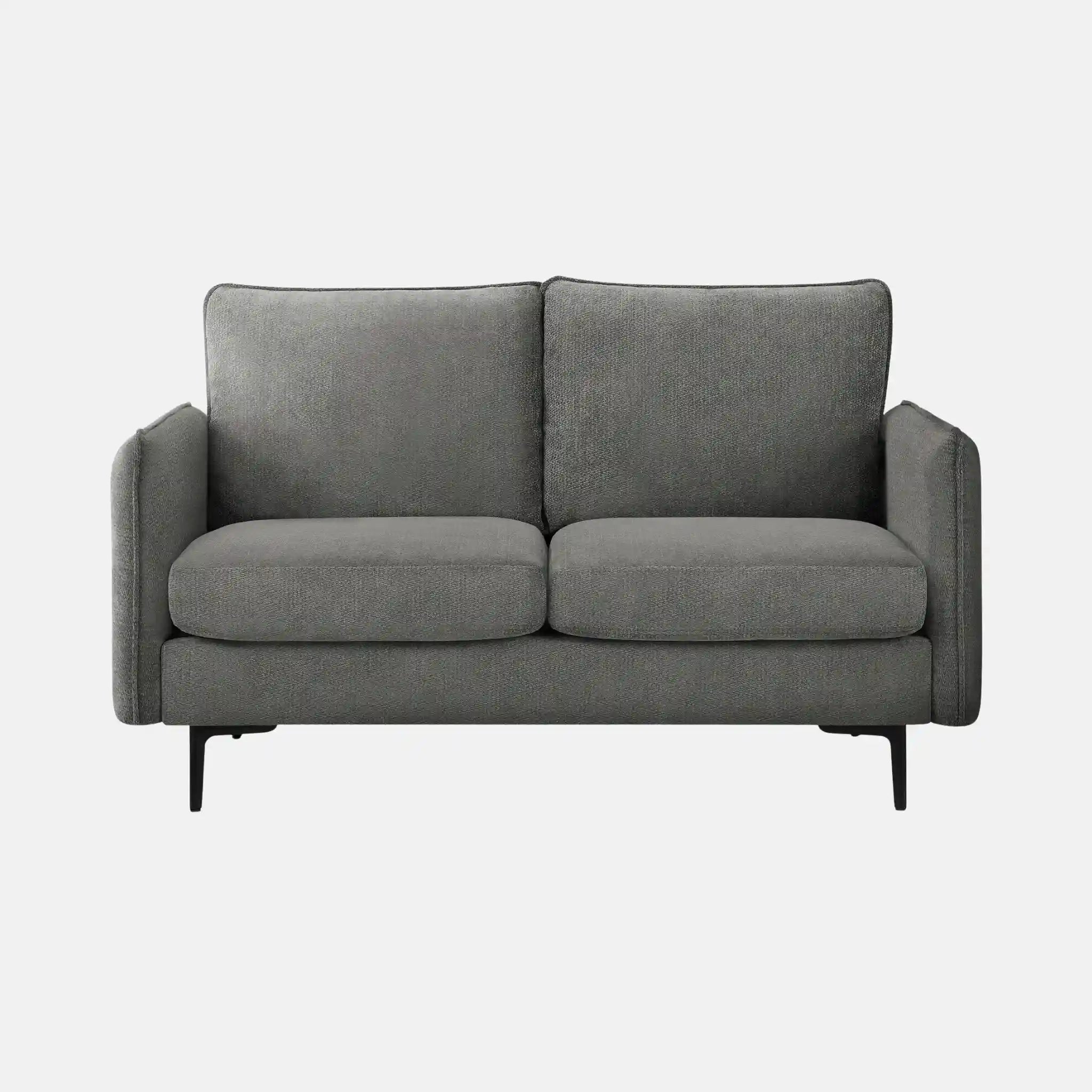 Causeuse 57 Pouces en Tissu Gris Foncé COACH-18
