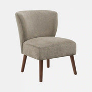 Chaise d'Appoint Brun Clair sans Bras et Pieds Noyer