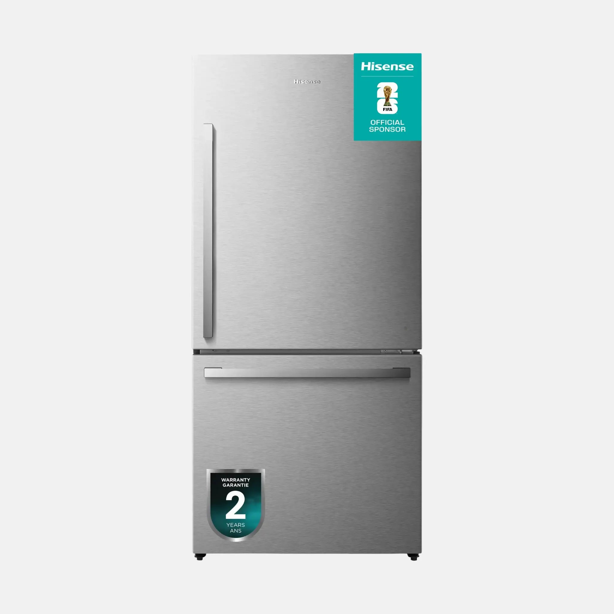 Hisense 17 cu. ft. Refrigerator Bottom Freezer White 31"