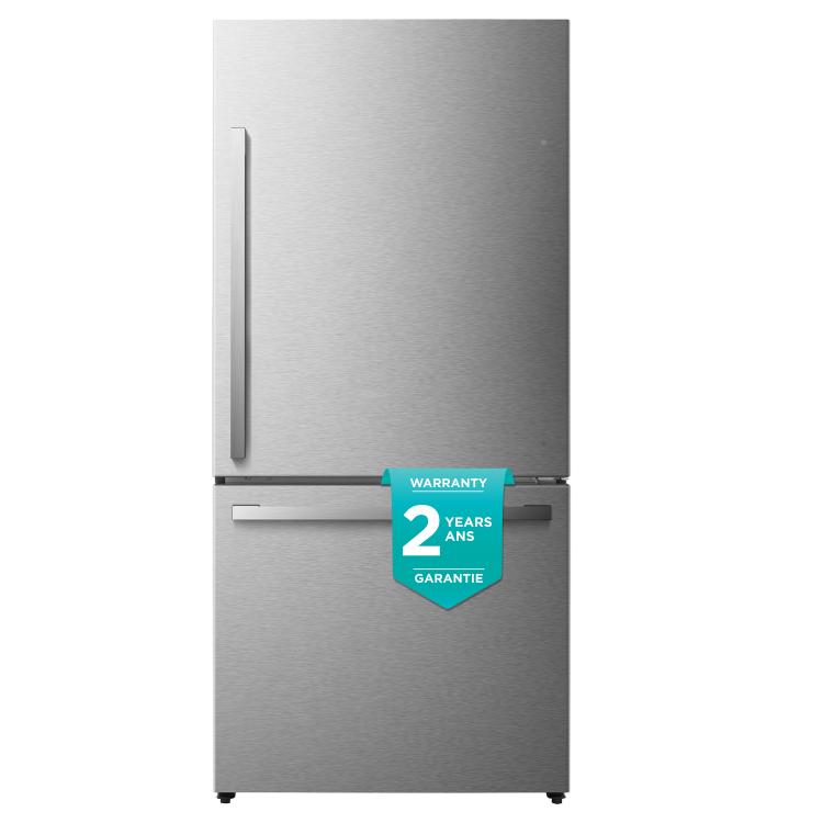Hisense 17 Cu. pi. Réfrigérateur à congélateur inférieur à profondeur de comptoir - RB17A2CSE  ( Meuble Mtl )