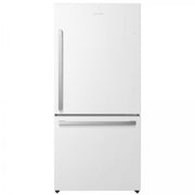 Hisense 17 Cu. pi. Réfrigérateur à congélateur inférieur à profondeur de comptoir - RB17A2CWE ( Meuble Mtl )