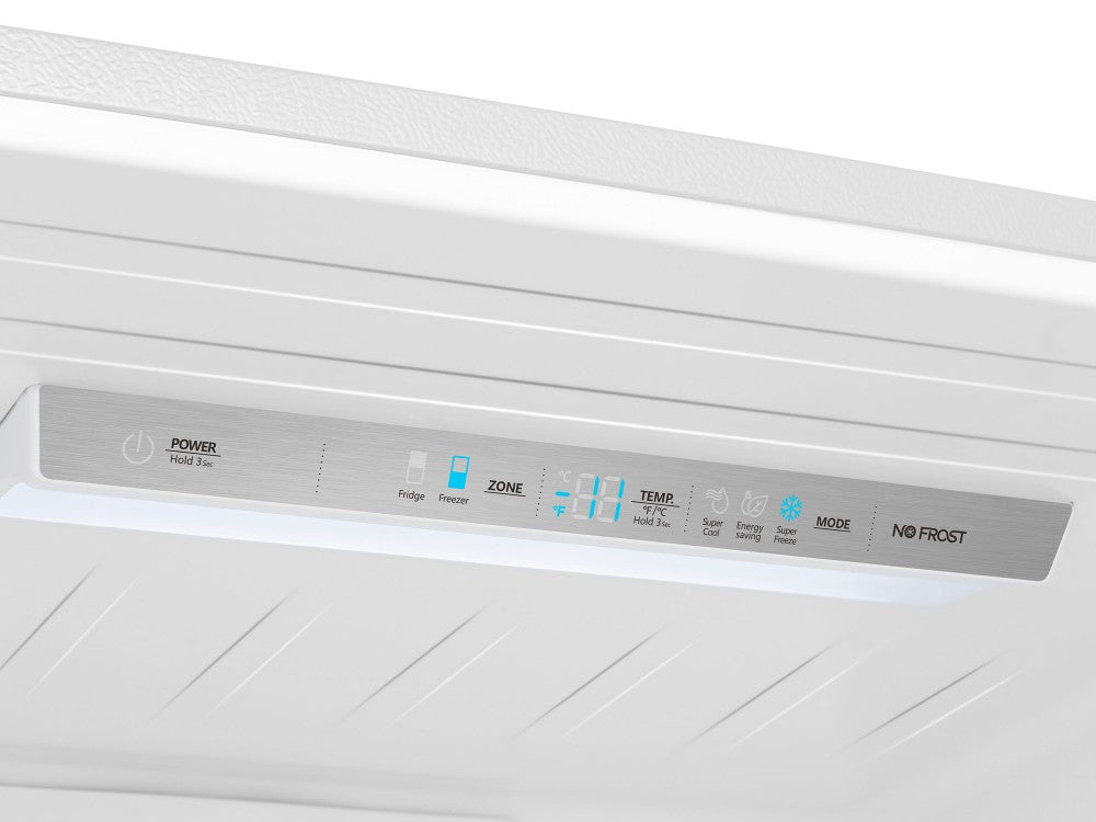 Hisense 17 Cu. pi. Réfrigérateur à congélateur inférieur à profondeur de comptoir - RB17A2CWE ( Meuble Mtl )
