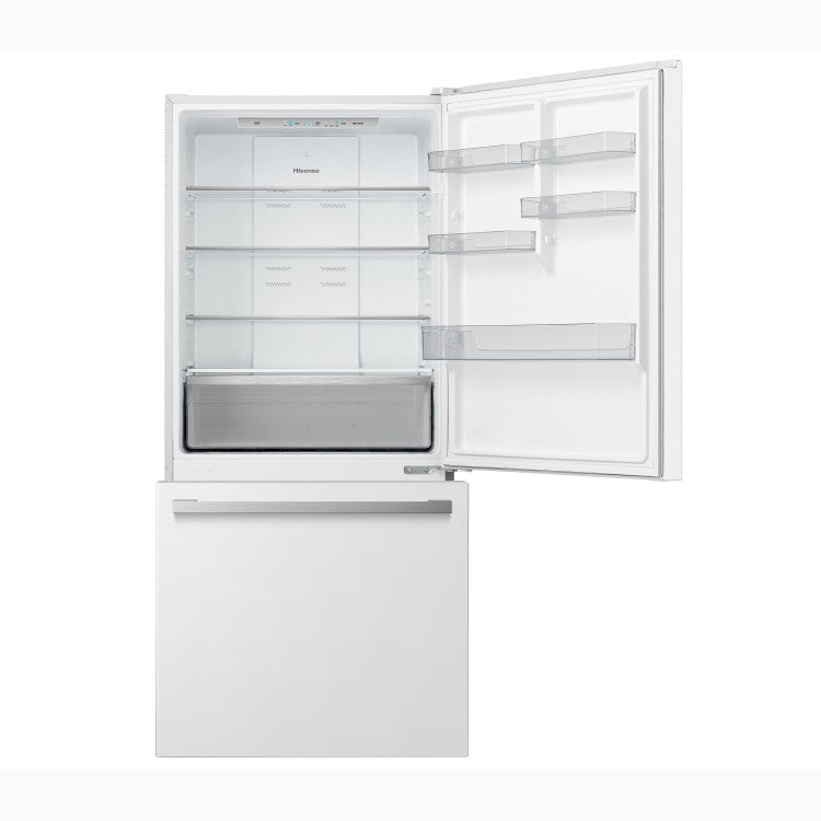 Hisense 17 Cu. pi. Réfrigérateur à congélateur inférieur à profondeur de comptoir - RB17A2CWE ( Meuble Mtl )