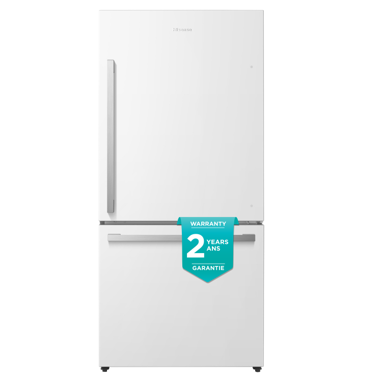 Hisense 17 Cu. pi. Réfrigérateur à congélateur inférieur à profondeur de comptoir - RB17A2CWE ( Meuble Mtl )