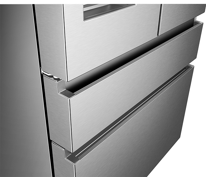 Hisense 19,8 Cu. pi. Réfrigérateur à portes françaises - RF200D4CSE ( Meuble Mtl )