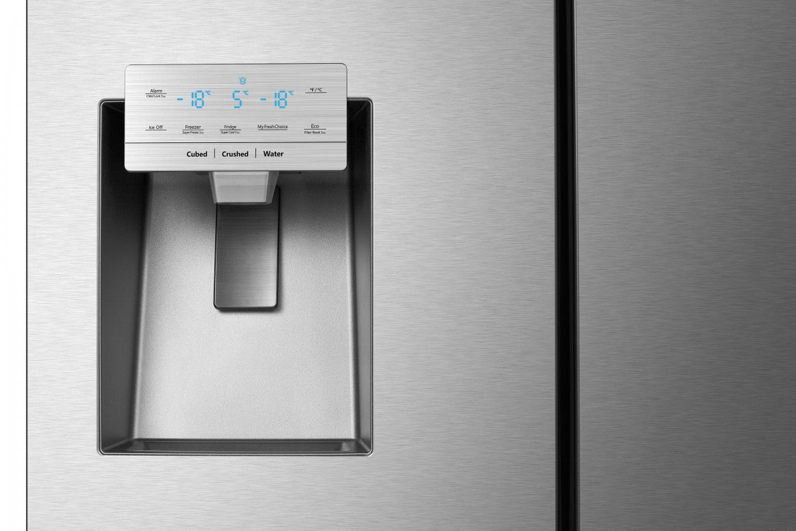 Hisense 19,8 Cu. pi. Réfrigérateur à portes françaises - RF200D4CSE ( Meuble Mtl )