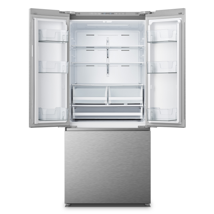 Hisense 20,8 Cu. pi. Réfrigérateur à portes françaises - RF210N6ASE ( Meuble Mtl )