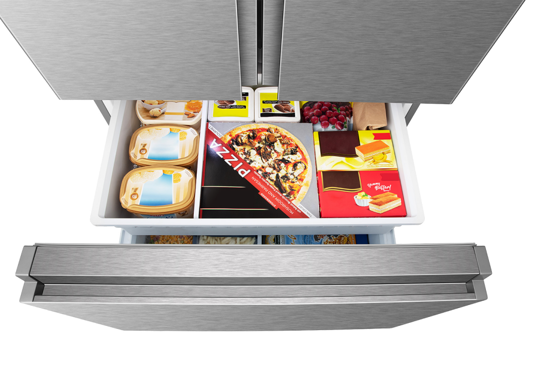 Réfrigérateur à portes françaises de Hisense (RF254N6CSE) - Acier inoxydable ( Meuble Mtl )