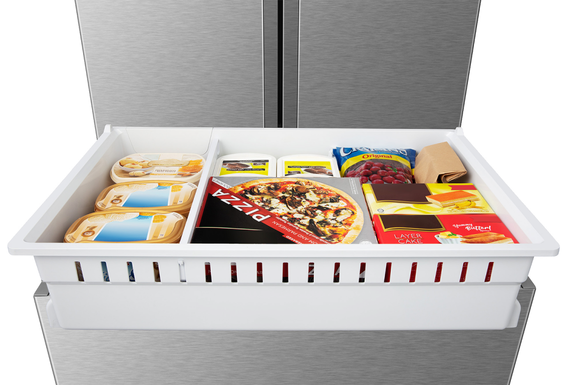 Réfrigérateur à portes françaises de Hisense (RF254N6CSE) - Acier inoxydable ( Meuble Mtl )