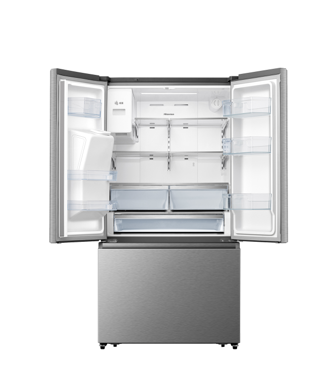 Réfrigérateur à portes françaises de Hisense (RF254N6CSE) - Acier inoxydable ( Meuble Mtl )