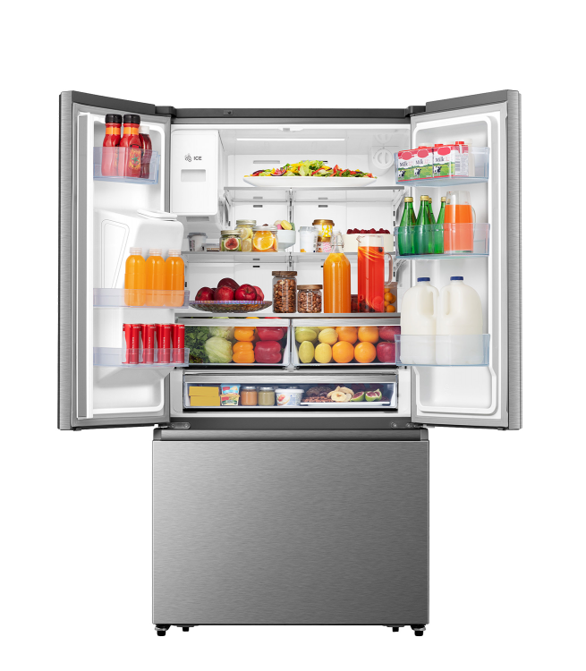 Réfrigérateur à portes françaises de Hisense (RF254N6CSE) - Acier inoxydable ( Meuble Mtl )