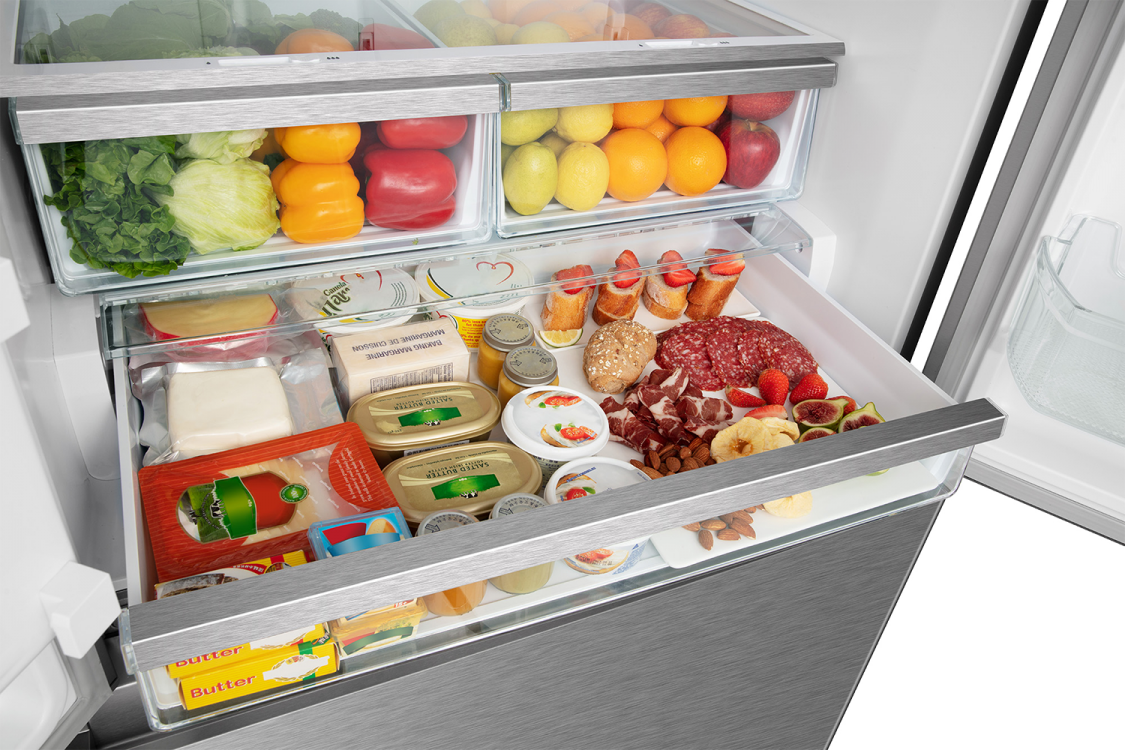 Réfrigérateur à portes françaises de Hisense (RF254N6CSE) - Acier inoxydable ( Meuble Mtl )