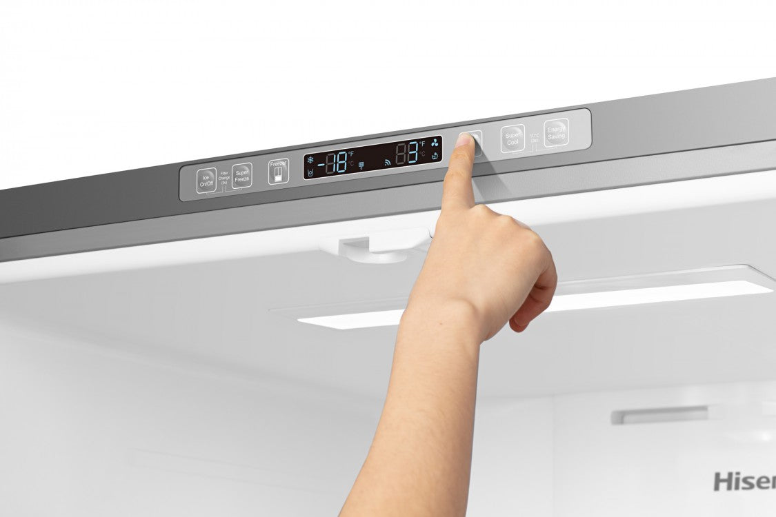 Hisense 26,6 Cu. pi. Réfrigérateur à portes françaises - RF266C3FSE ( Meuble Mtl )