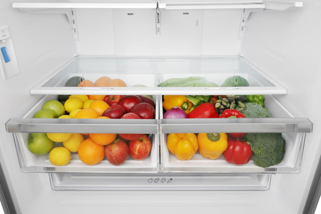 Hisense 26,6 Cu. pi. Réfrigérateur à portes françaises - RF266C3FSE ( Meuble Mtl )