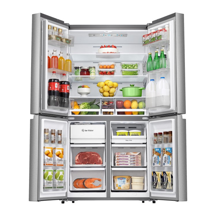 Hisense 21,5 pi.cu. Réfrigérateur à portes françaises à profondeur de comptoir ( Meuble Mtl )