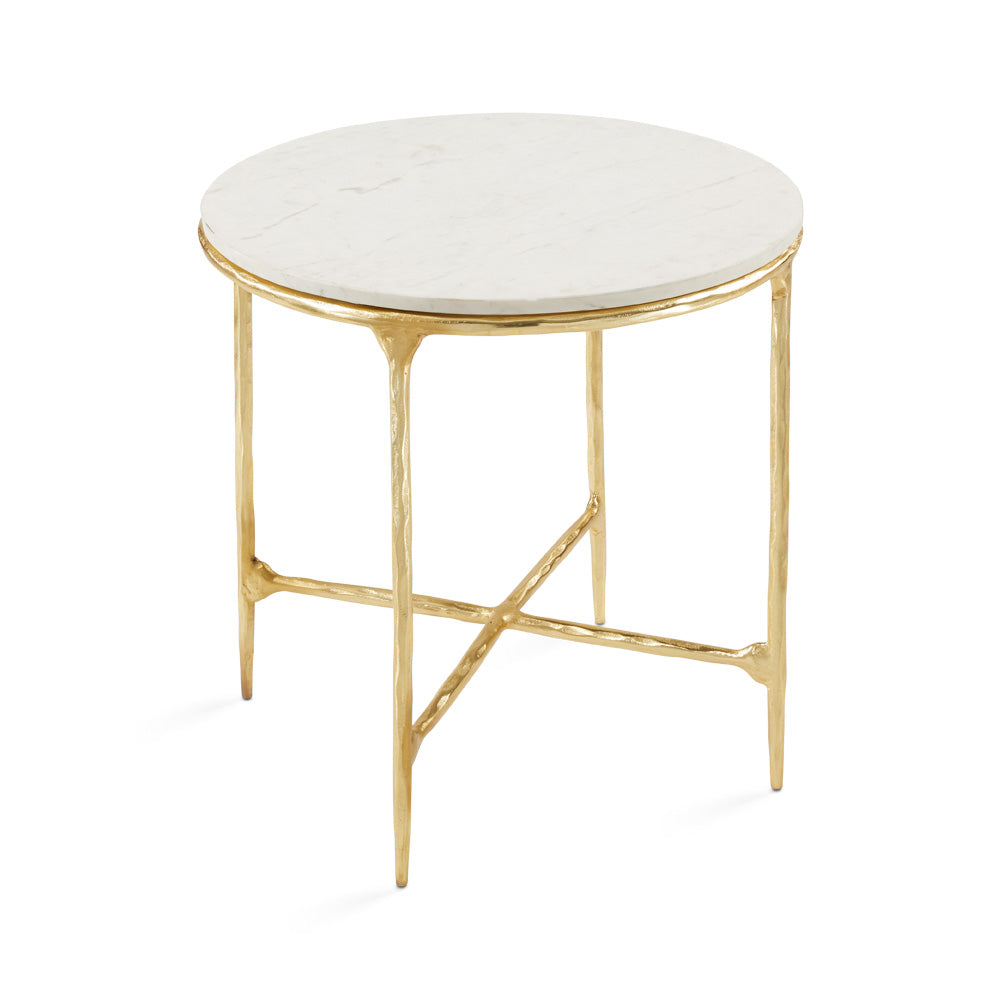 Table d'appoint Ramona : base dorée