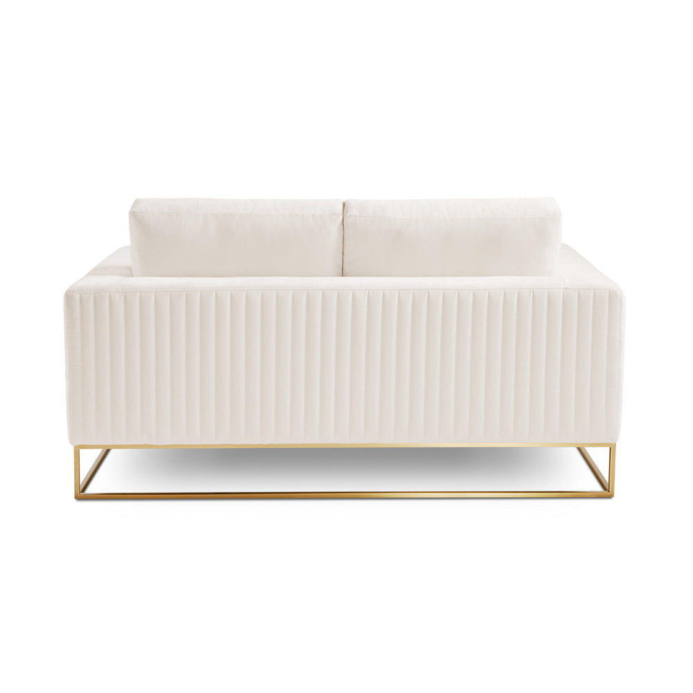 Causeuse Franklin Gold : Contessa Vanille