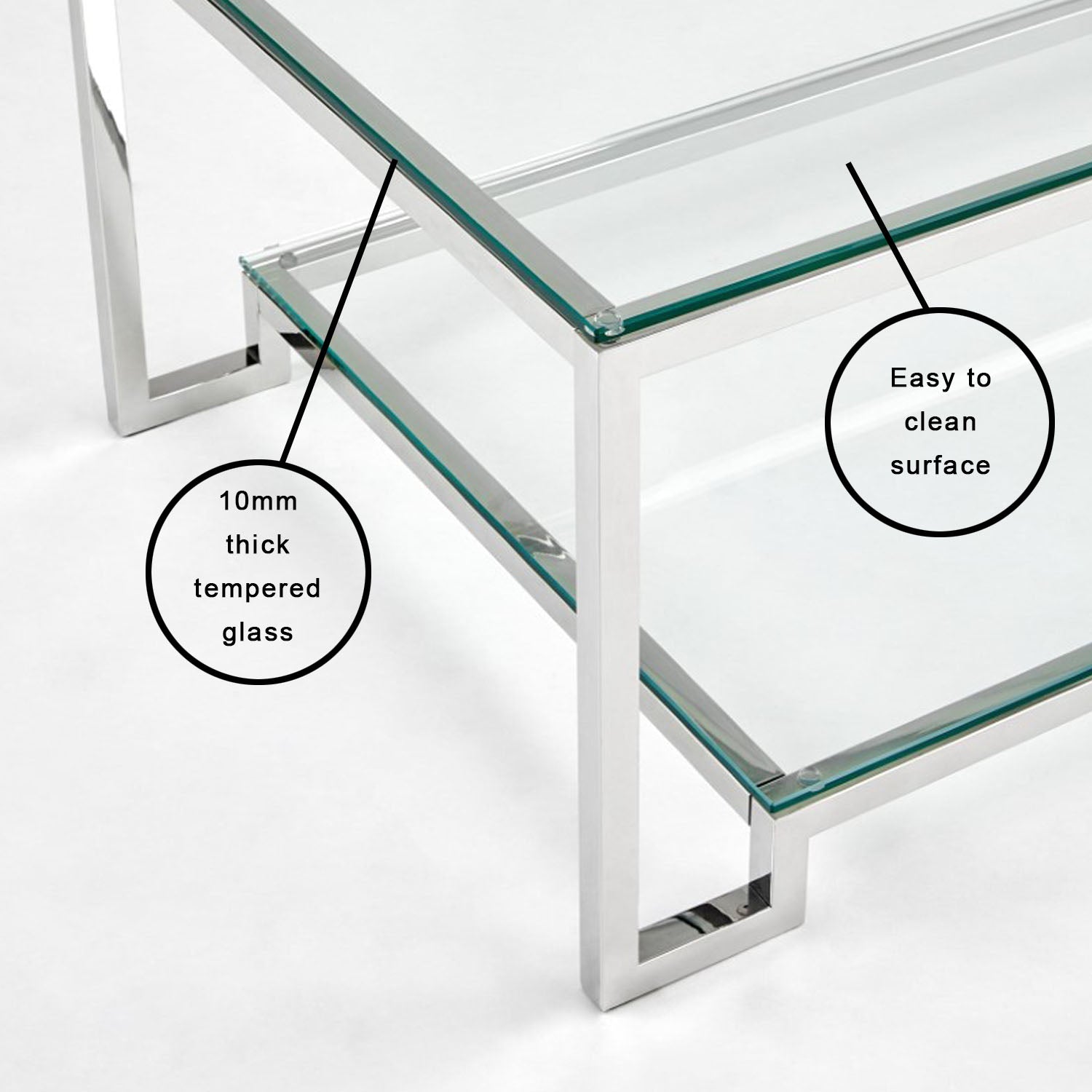 Table basse Krista : taille condo