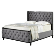 Luxe & Confort : Lit Queen Size Swire en Lin Ardoise