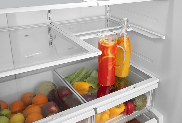 Hisense 26,6 Cu. pi. Réfrigérateur à portes françaises - RF27A3FSE Rédigez le premier avis ( Meuble Mtl )