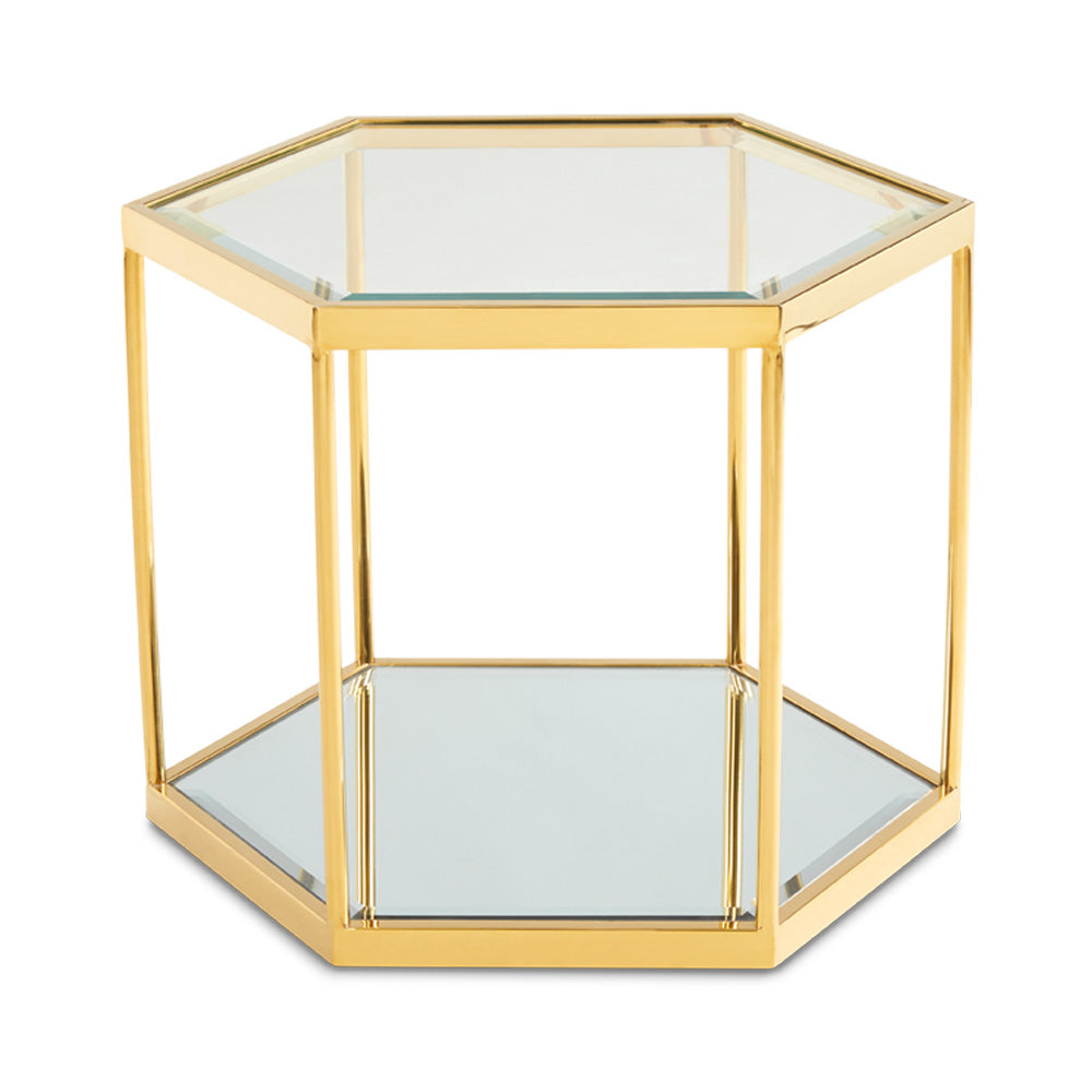 Table de bout dorée Swainson
